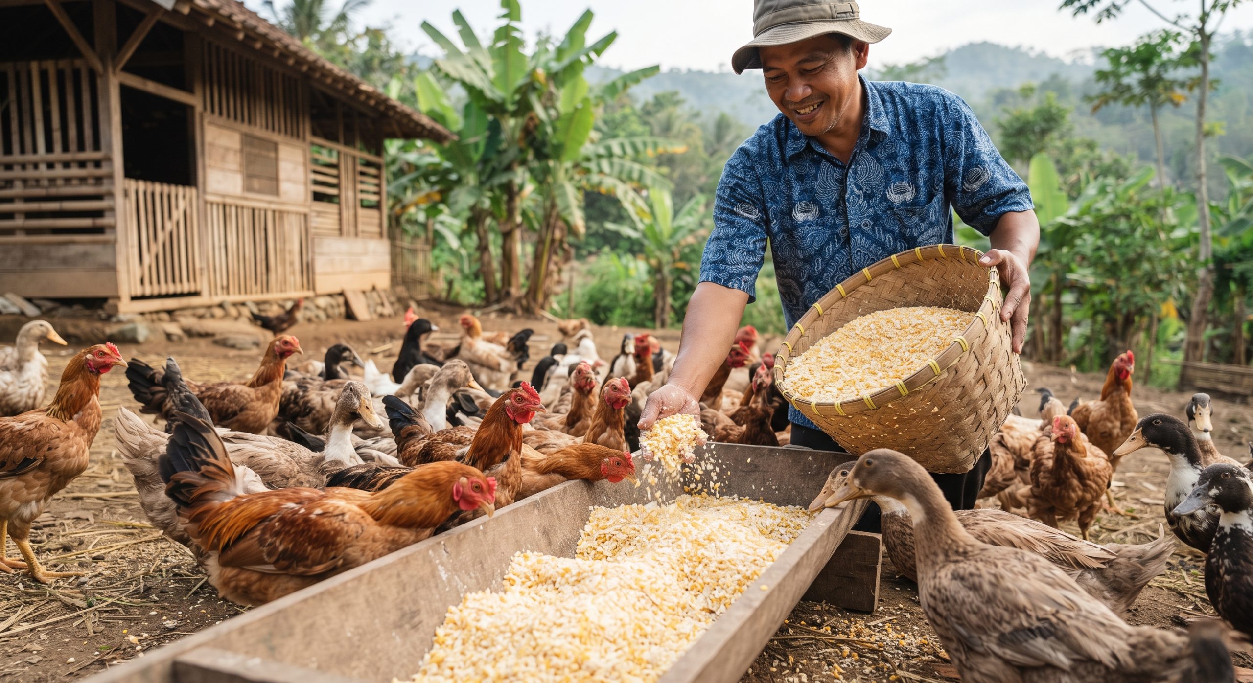 Ampok Jagung sebagai Pakan Ternak Alternatif: Nutrisi Murah Pengganti Konvensional
